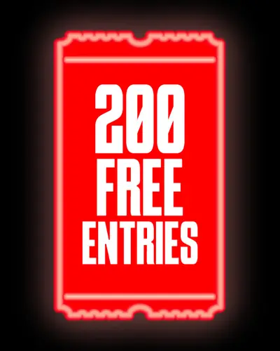 🎁 200 Free Entries!