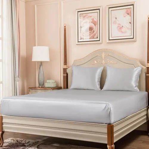23mm 6A+ 100% Mulberry Silk Fitted Sheets Set 3pcs