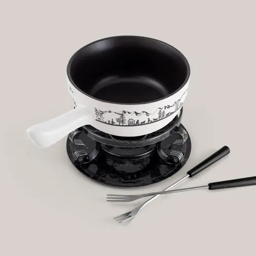 Heidi Ceramic Cheese Fondue Set