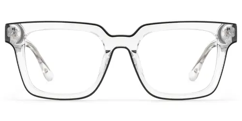 Fractal - Square Transparent Eyeglasses