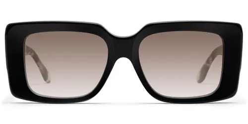 Kente - Rectangle Black Sunglasses