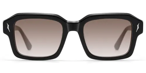 Blindspot - Square Black Sunglasses