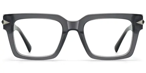 Covenant - Rectangle Gray Eyeglasses