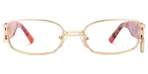 Gagenia - Rectangle Gold Eyeglasses