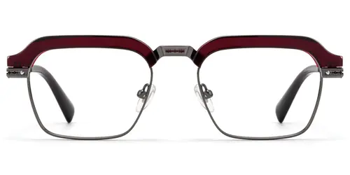 Archive - Rectangle Red Eyeglasses