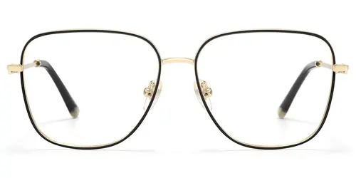 Karma - Square Black Eyeglasses