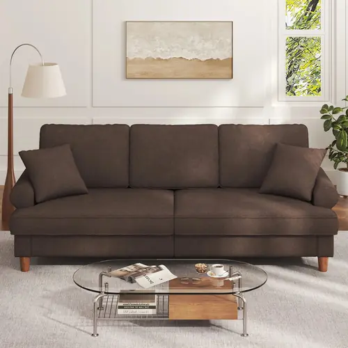 87 Inch Extra Deep Seat 3 Seater Couch