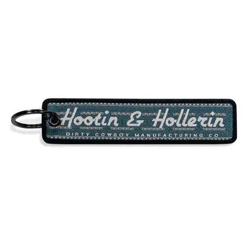 Hootin & Hollerin Flight Tag Keychain