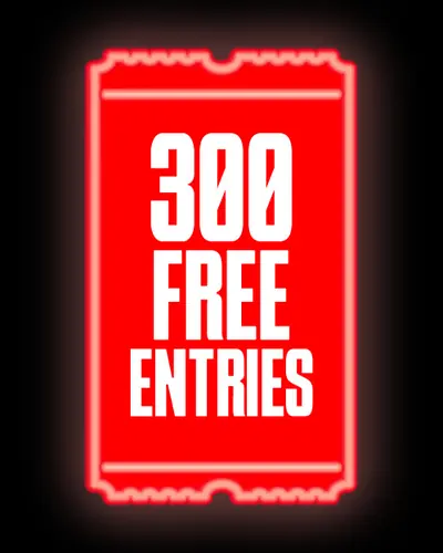 🎁 300 Free Entries