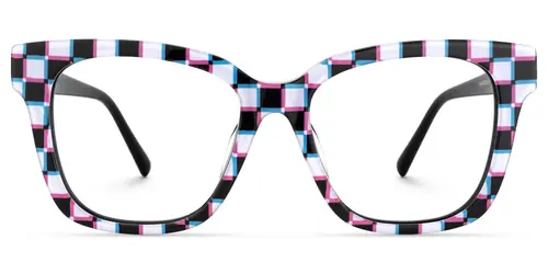 Laisha - Square Pattern Eyeglasses