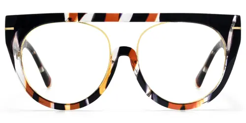 Patrice - Aviator Multicolor Eyeglasses