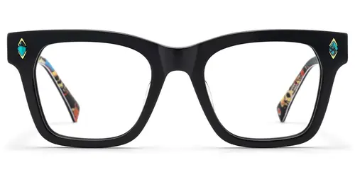 Adinkra - Square Black Eyeglasses