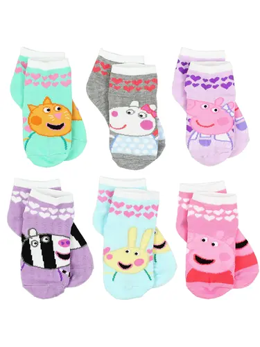 Peppa Pig Socks 6-Pack