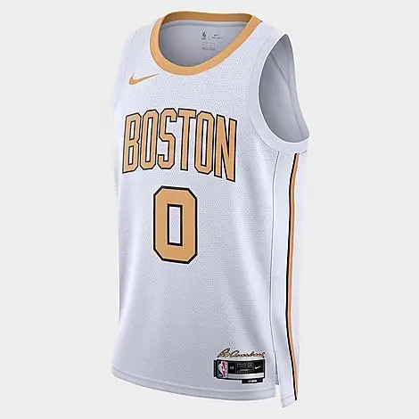 Nike Men's Jayson Tatum Boston Celtics NBA City Edition Swingman Basketball Jersey
