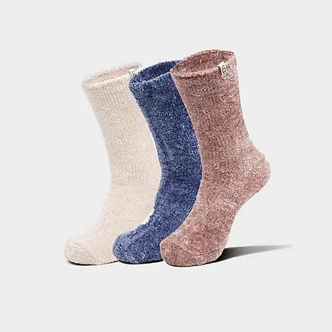 UGG Women's Leda Sparkle Crew Socks (3-Pack)