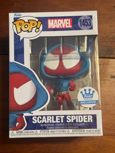 FUNKO POP! MARVEL #1453 SCARLET SPIDER Funko Shop Exclusive-NEW-FAST SHIPPING