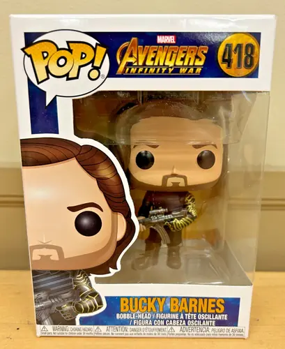 Funko POP! Marvel: Avengers Infinity War - Bucky Barnes with Weapon #418 *NEW