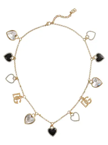 DOLCE & GABBANA Italian Tailoring Hearts Necklace for Women