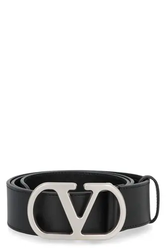 VALENTINO GARAVANI VLogo Signature Leather Belt