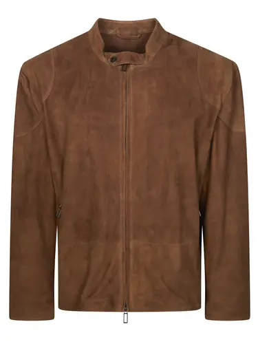 PAOLO PECORA Leather Jacket Man