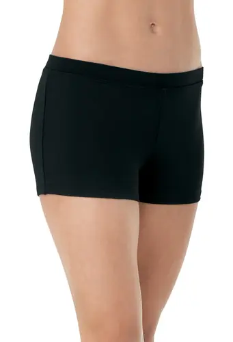Capezio Low Rise Dance Shorts - Black - XS - TB113