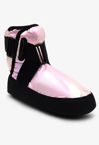 Capezio Glam Warm Up Bootie - Mlk - Size L - Dance Shoe WB100F