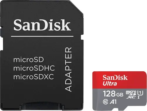 Sandisk Ultra 128GB Memory Card High Speed MicroSD Class 10 for Smartphones
