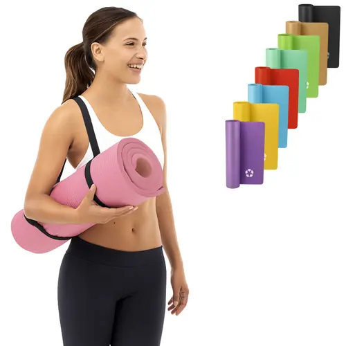 VANDUE AUM 72" x 24" x 0.4" THICK ULTRA SOFT YOGA EXERCISE MAT - HD CELL FOAM