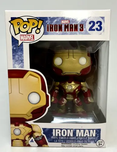 Funko POP Marvel Iron Man #23 Iron Man Vinyl Figure VAULTED!!!