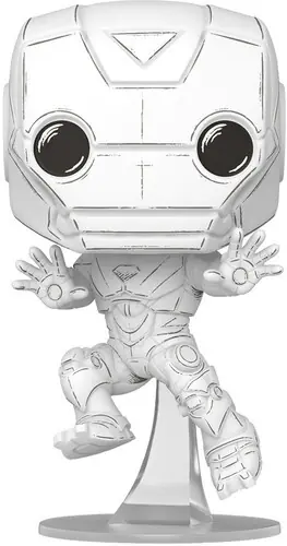 Funko POP! Marvel: Sketched - Iron Man [New Toy] Vinyl Figure, Collectible