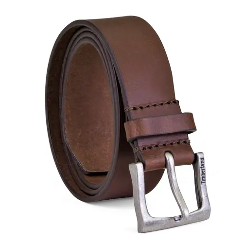 Timberland Men's Genuine Leather Belt – Classic, Casual Everyday Dress Belt