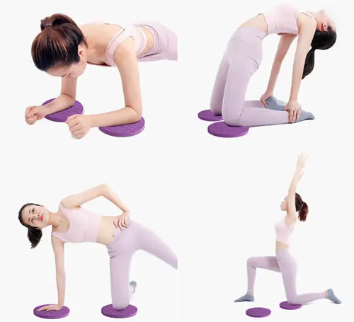 Yoga Knee Cushion Pad (Pack of 2) Violet