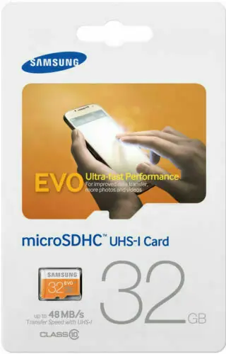 Samsung Micro SD Card 32gb 64gb 128gb 256 GB EVO U1 U3 Memory Original Packaging