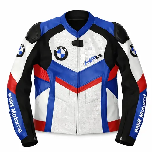 Men BMW Motorcycle Leather Jacket Racing Leather Jacket Biker BMW Leather Jacket