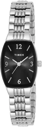 Timex TW2V25700 Women's Quartz Watch NEW 21mm Case Silver Stainless Steel Band