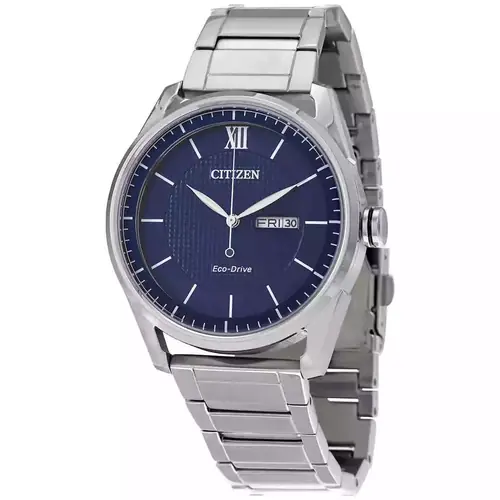 Citizen Men's Eco-Drive Classic Blue Dial Watch  - AW0081-54L NEW