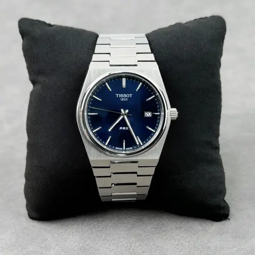 TISSOT PRX 40MM STAINLESS STEEL BLUE DIAL MEN'S WATCH T137.410.11.041.00