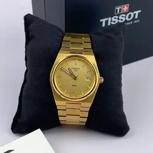 Tissot PRX Champagne Men's Quartz Watch Stainless Steel 40mm T137.410.33.021.00