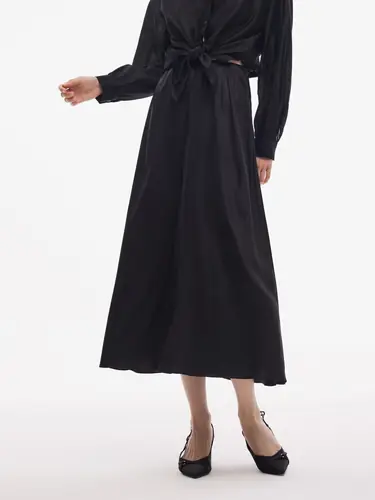 19MM Xiang Yun Silk Women Elastic Waist Skirt