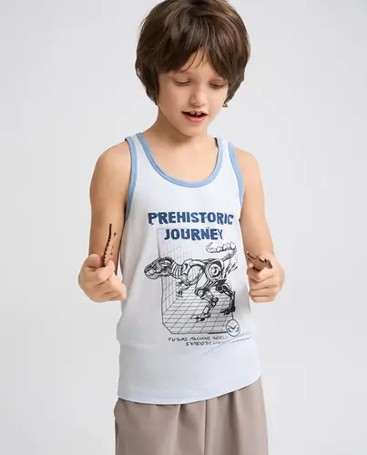 Aimer Kids Tencel Modal Tank Top For Boys