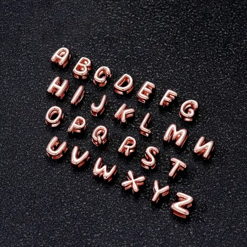 Personalisierte Kette mit Buchstaben - Luftballon Buchstaben Anhänger