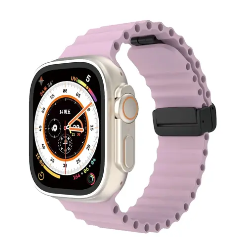 Apple Watch Silicone Strap - Soft Flexible Magnetic Design