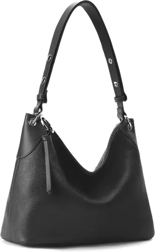 befen Genuine Leather Hobo Bags for Women Trendy Crossbody Purses Soft Real Leather Shoulder hanbags with Adjustable Strap