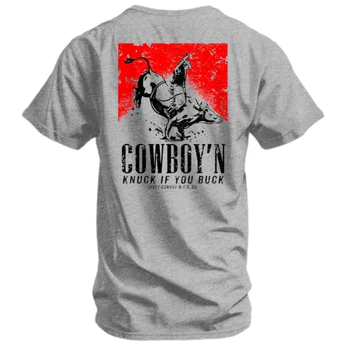 Cowboy'n Knuck If You Buck Rodeo Men's T-Shirt