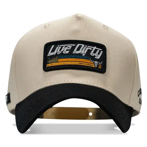 Live Dirty Western Patch Workhorse Snapback