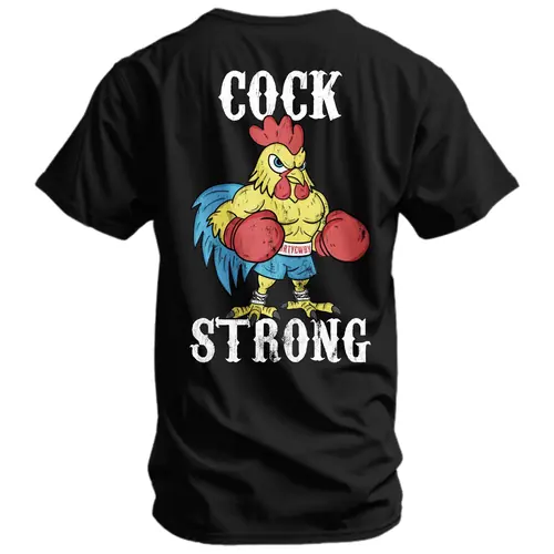 Boxing Chicken Strong Men's T-Shirt