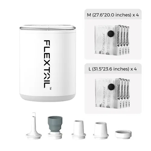 TINY PUMP 2X - Ultimate 3-in-1 Outdoor Pump with Camping Lamp (US Clearance)