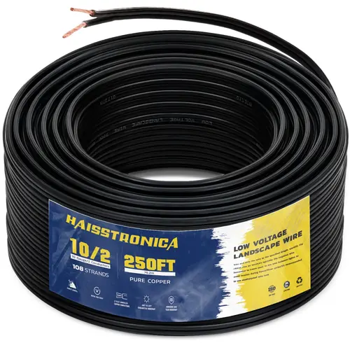 🔥Clearance🔥 10/2 Low Voltage Landscape Wire 100ft/200ft/250ft