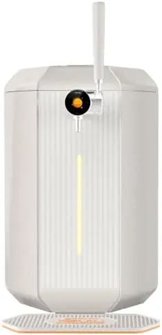 F1 Automated Home Brewer, Fermentech Control™ 3.8L - 35°F-104°F Temp, 24 psi Pressure, Crafts Beer, Kombucha, Cider, Wine, Smart System for Beginners & Experts (Creamy White)