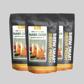 Apple Hard Cider Brewing Ingredient Kit- 3 Pack Apple Hard Cider